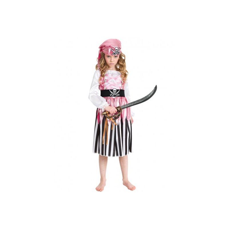 DEGUISEMENT PINK PIRATE TAILLE 6 ANS