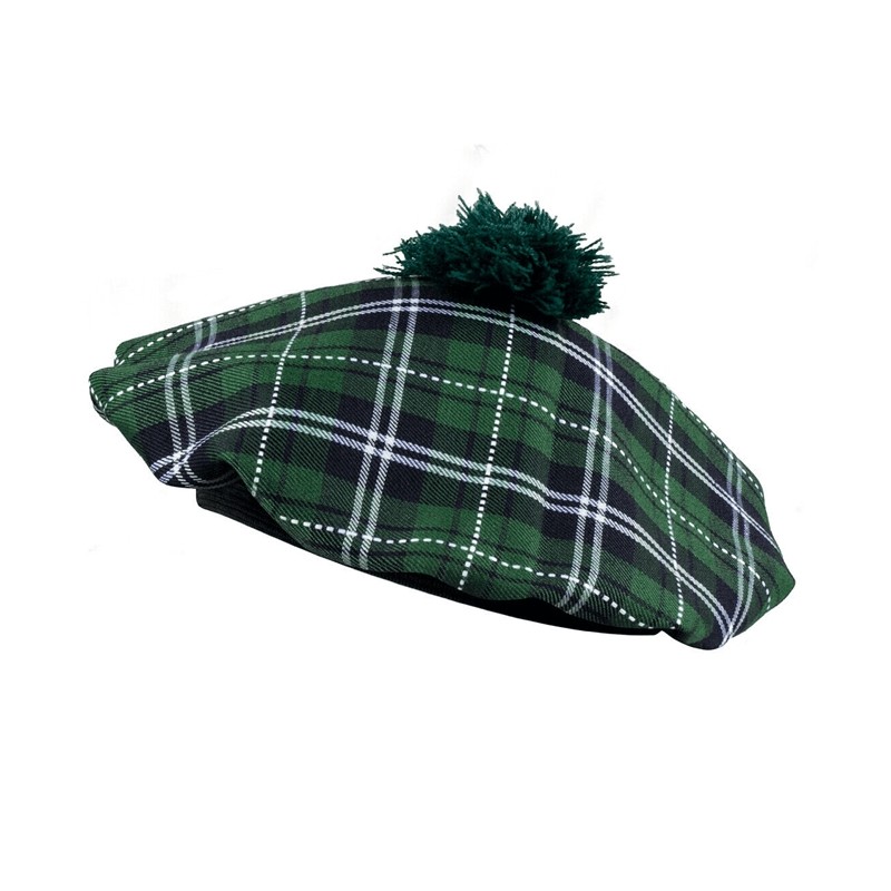 BERET ECOSSAIS VERT ADULTE