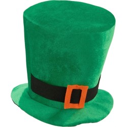 CHAPEAU VELOUR VERT ST PATRICK