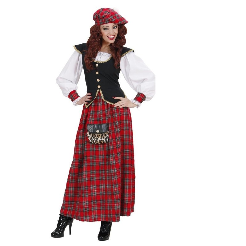 DEGUISEMENT ECOSSAISE ROBE LONGUE FEMME TAILLE M DEGUISEMENT ECOSSAISE ROBE LONGUE FEMME TAILLE M