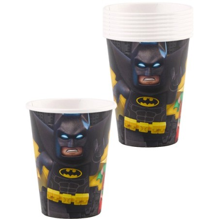 8 GOBELETS LEGO BATMAN 266 ML