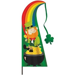 DRAPEAU SUR MAT ST PATRICK