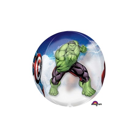 BALLON METALLIQUE ORBZ AVENGER 38 X 40 CM