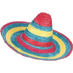 CHAPEAU SOMBRERO MULTICOLORE