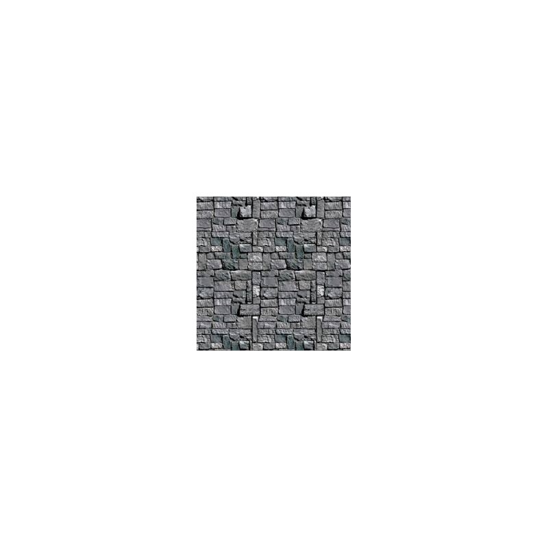 SCENE DECORATIVE MUR PIERRE DE CHATEAU PARTIE HAUTE 1.22 X 9.14 M SCENE DECORATIVE MUR PIERRE DE CHATEAU PARTIE HAUTE 1.22 X 9.14 M