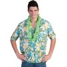 CHEMISE HAWAI BLANC BLEU VERT TAILLE 56/58