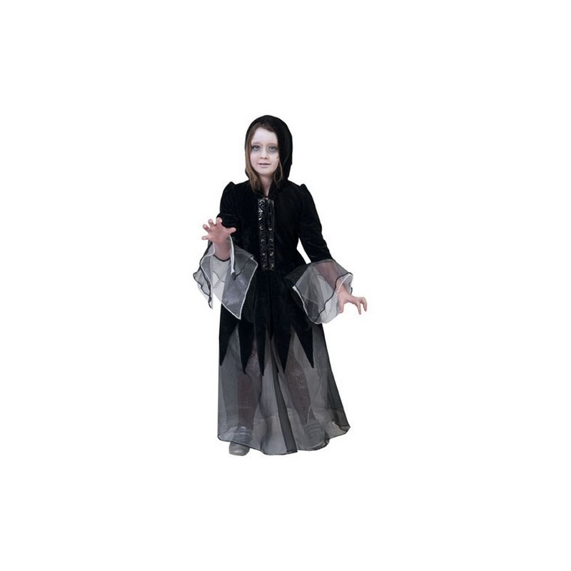DEGUISEMENT ROBE VELOURS NOIRE GOTHICA TAILLE 152 CM DEGUISEMENT ROBE VELOURS NOIRE GOTHICA TAILLE 152 CM
