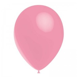 24 BALLONS BALLOONIA ROSE BONBON METALLIQUE 28 CM 