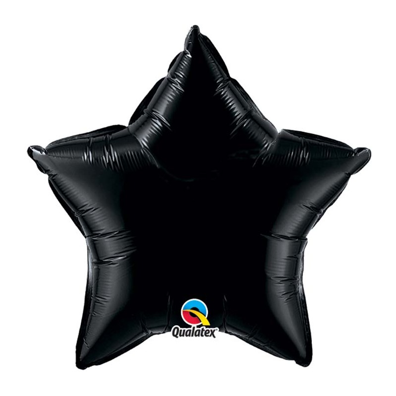 BALLON METALLIQUE ETOILE NOIRE 36"