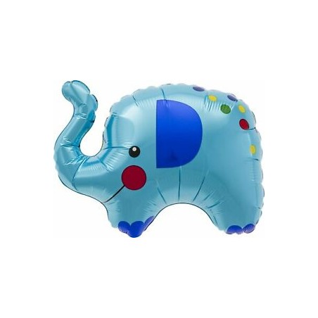 PETIT BALLON METALLIQUE ELEPHANT 14"