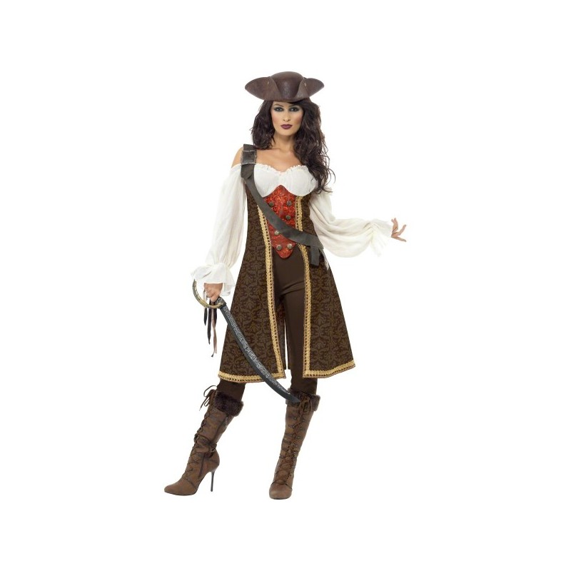 DEGUISEMENT FEMME PIRATE DES HAUTES MERS TAILLE S