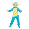 DEGUISEMENT MONSTRE BLEU A POIS TAILLE 7-9 ANS