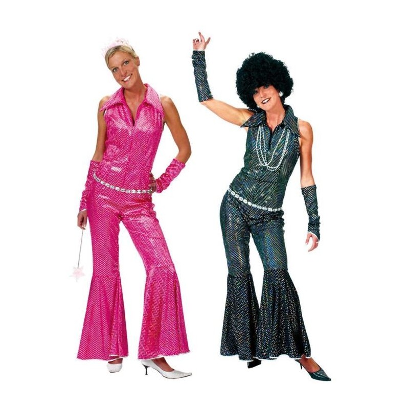 DEGUISEMENT FEMME DISCO COMBINAISON VELOUR STRASS FUSCHIA TAILLE 40-42 DEGUISEMENT FEMME DISCO COMBINAISON VELOUR STRASS FUSCHIA TAILLE 40-42