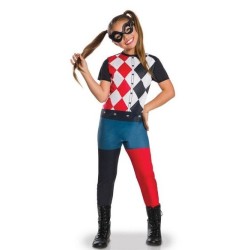 DEGUISEMENT CLASSIQUE HARLEY QUINN SUPERHERO GIRLS 5-6 ANS