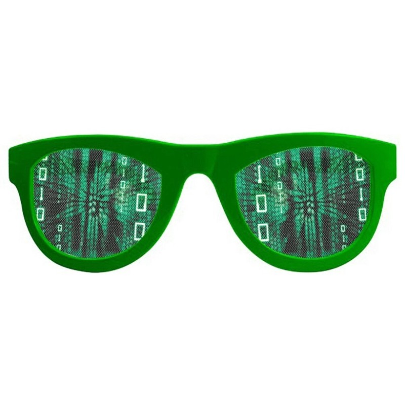 LUNETTES XXL VERTE MATRIX