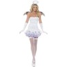 DEGUISEMENT ANGE ROBE TUTU SEQUINS TAILLE XS