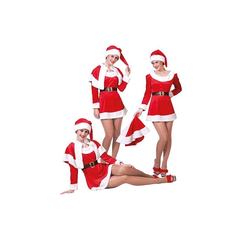 DEGUISEMENT MERE  NOEL COURTE SANTA  TAILLE 44/46 DEGUISEMENT MERE  NOEL COURTE SANTA  TAILLE 44/46