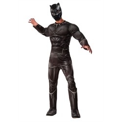 DEGUISEMENT BLACK PANTHER MUSCLE CIVIL WAR AVENGERS TAILLE STD