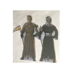 DEGUISEMENT SKULL BRUN TAILLE XL