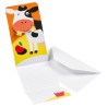 8 CARTES D'INVITATIONS ANIMAUX DE LA FERME