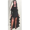 DEGUISEMENT ROBE GOTHIQUE FANTAISIE NOIRE TAILLE L