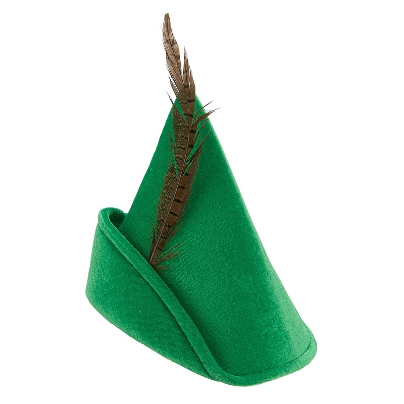 CHAPEAU HOMME  DES BOIS VERT AVEC PLUMES 