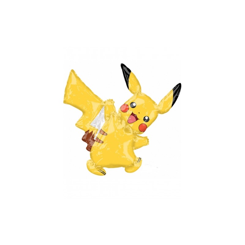 BALLON METALLIQUE  POKEMON PIKACHU 30 CM GONFLABLE A L'AIR