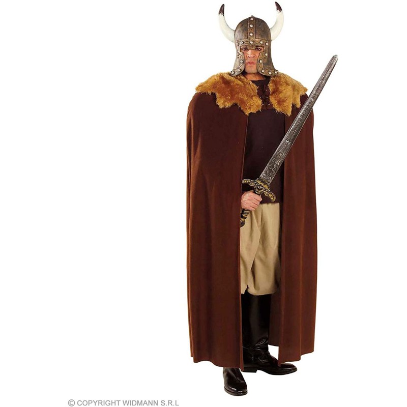 DEGUISEMENT CAPE VIKING MARRON TAILLE UNIQUE