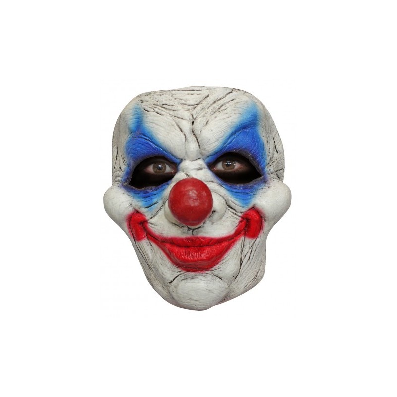 MASQUE  FACE LATEX ADULTE CLOWN HALLOWEEN