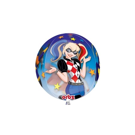 BALLON METALLIQUE ORBZ DC SUPER HERO GIRLS 38X40 CM