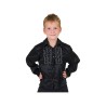 DEGUISEMENT ENFANT CHEMISE RUCHE NOIRE DISCO TAILLE 164  DEGUISEMENT ENFANT CHEMISE RUCHE NOIRE DISCO TAILLE 164