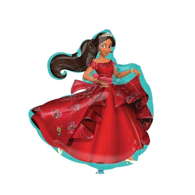 BALLON METALLIQUE PERSONNAGE ELENA D'AVALOR 68 X 78 CM