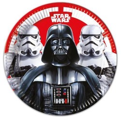 8 ASSIETTES STAR WARS FINAL BATTLE 23 CM