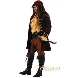 DEGUISEMENT PIRATE BARBE ROUSSE TAILLE M-L