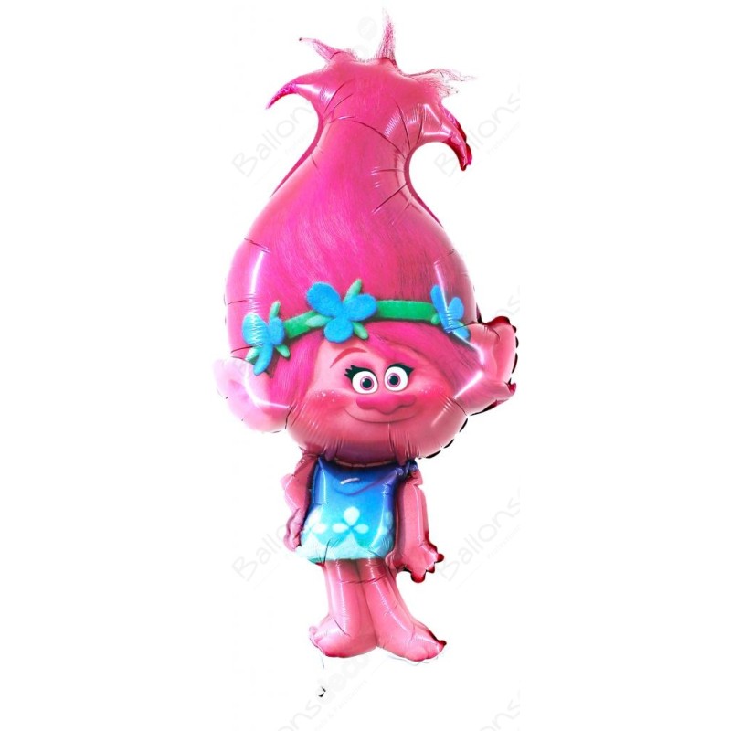 BALLON METALIQUE POPPY TROLLS 80 CM