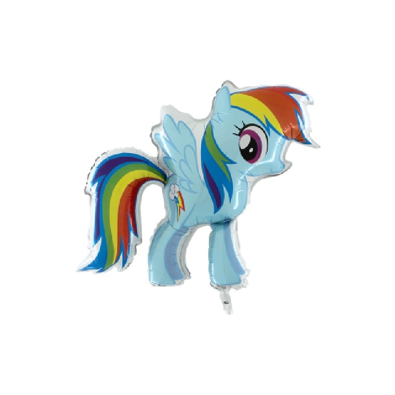 BALLON METALLIQUE MY LITTLE PONY BLEU 78 CM