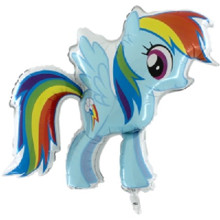 BALLON METALLIQUE MY LITTLE PONY BLEU 78 CM