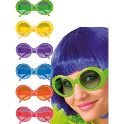 LUNETTES  RONDES JACKIE COULEURS FLUO ASSORTIES