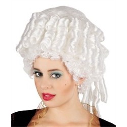 PERRUQUE MARIE ANTOINETTE  BLANCHE