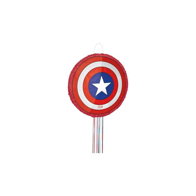 PINATA BOUCLIER AVENGERS CAPTAIN AMERICA DIAMETRE 45 CM