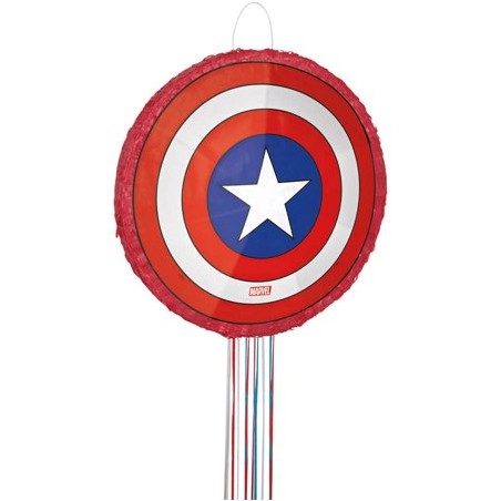 PINATA BOUCLIER AVENGERS CAPTAIN AMERICA DIAMETRE 45 CM