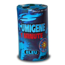 POT FUMIGENE 1MIN BLEU 