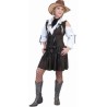 DEGUISEMENT COW GIRL TEXAS MARRON TAILLE 36/38