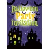 8 INVITATIONS HALLOWEEN PARTY