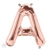 BALLON METALLIQUE ROSE GOLD LETTRE A 40 CM