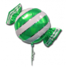 BALLON BONBONS METALLIQUE VERT 45 CM