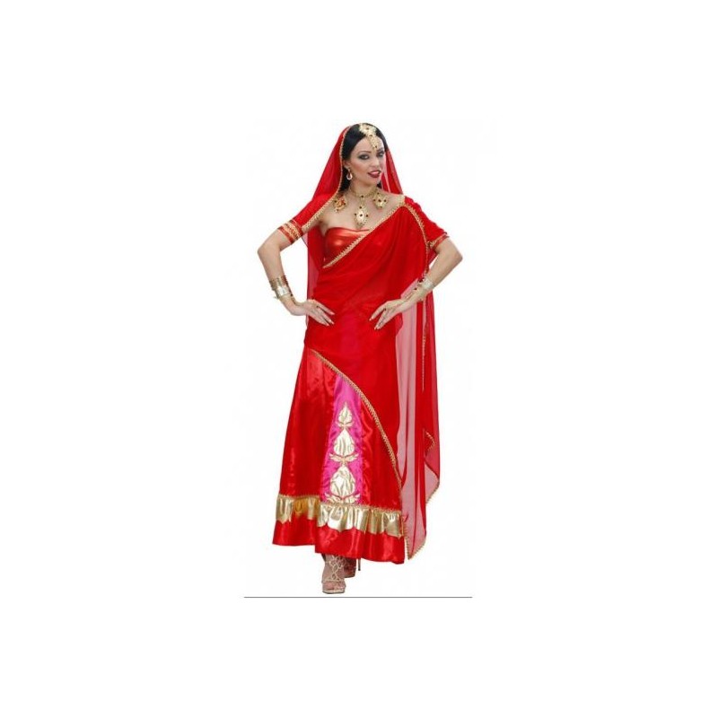 DEGUISEMENT BOLLYWOOD DIVA ROUGE TAILLE  M 