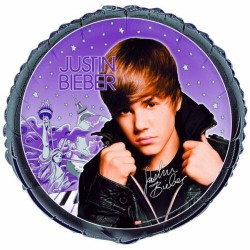 BALLON METALLIQUE JUSTIN BIEBER 45 CM