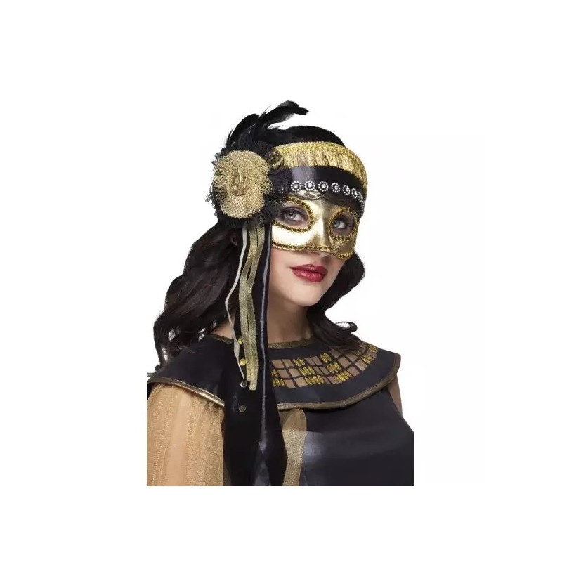 MASQUE LOUP ORIENTAL EGYPTIENNE NOIR MASQUE LOUP ORIENTAL EGYPTIENNE NOIR