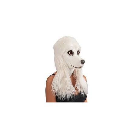 MASQUE CANICHE BLANC